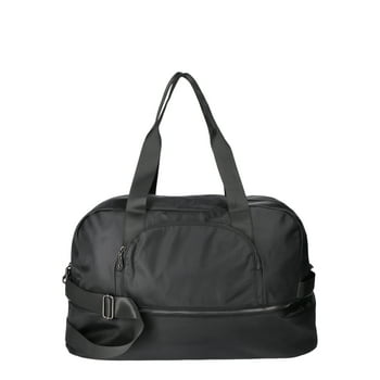 No Boundaries Women's Dome Weekender Duffel Bag, Black
