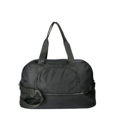 No Boundaries Women's Dome Weekender Duffel Bag, Black
