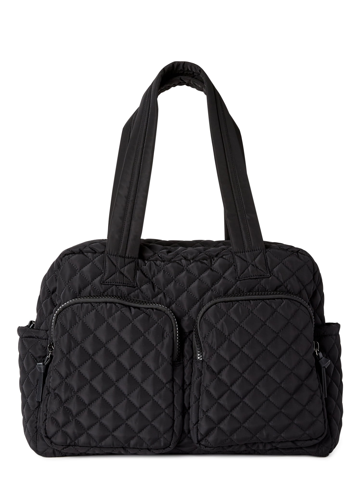 WONDERFUL WORLD ブラックタブリエ No Boundaries Women's Double Pocket Weekender Black - Walmart.com