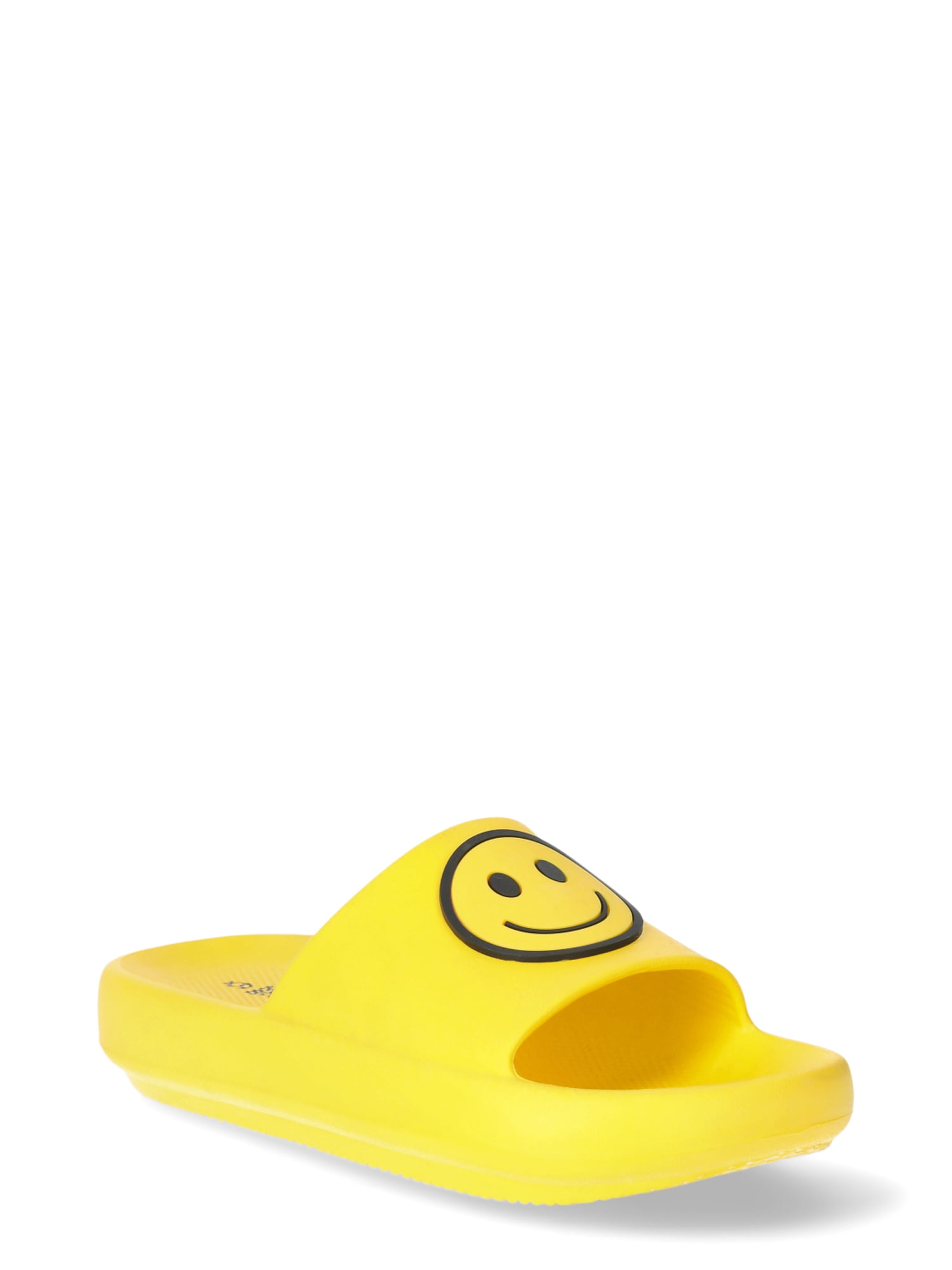 No Boundaries Women's Emoji Comfort Slide Sandal