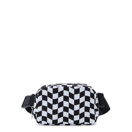 No Boundaries Women's Fanny Pack, Checkered