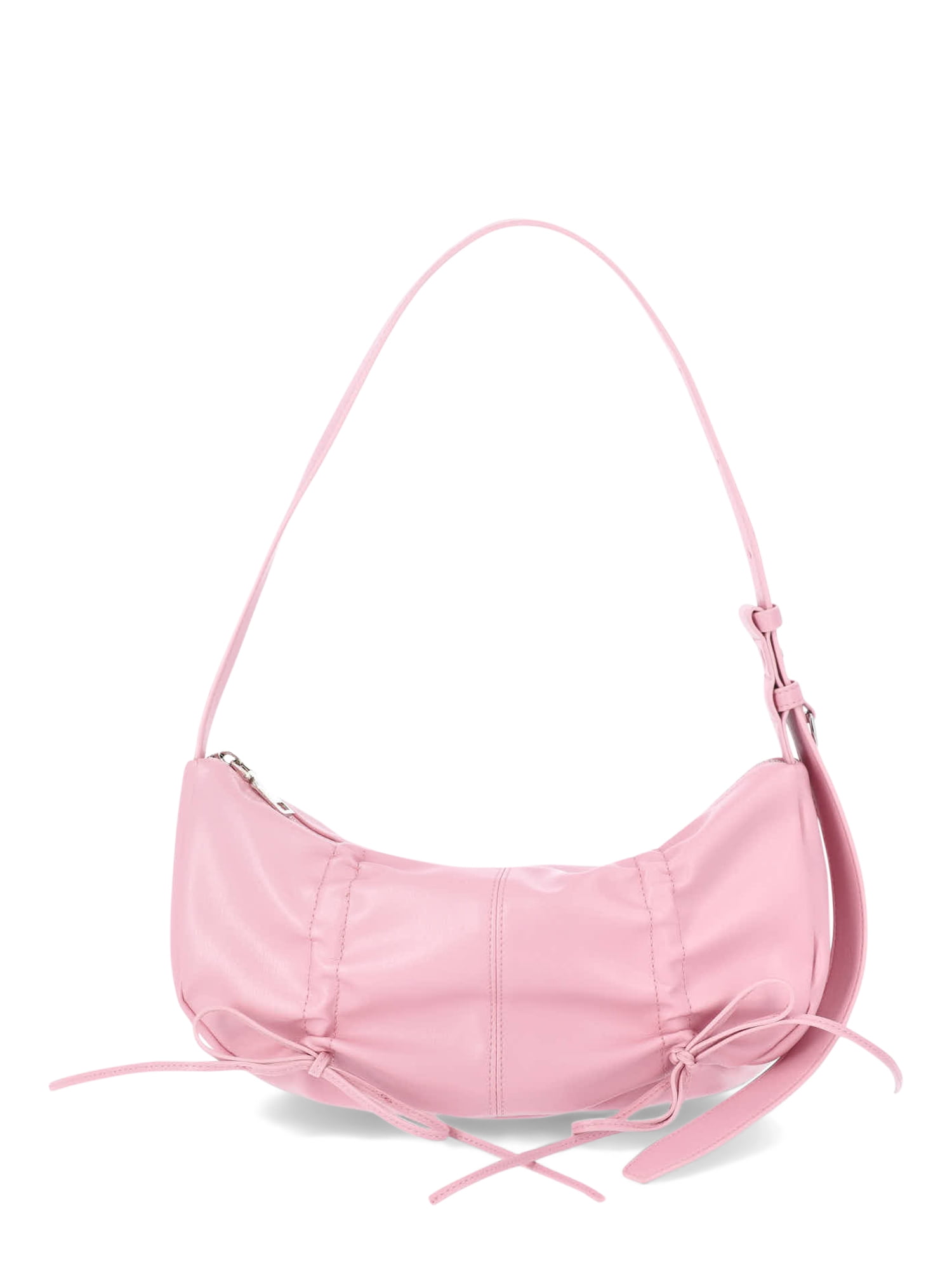 NEW AVEC BAG women\'s nylon string bag in neon pink PB Neon Hot Pink Pickleball Drawstring Bag – Pickleball Bella main image 2