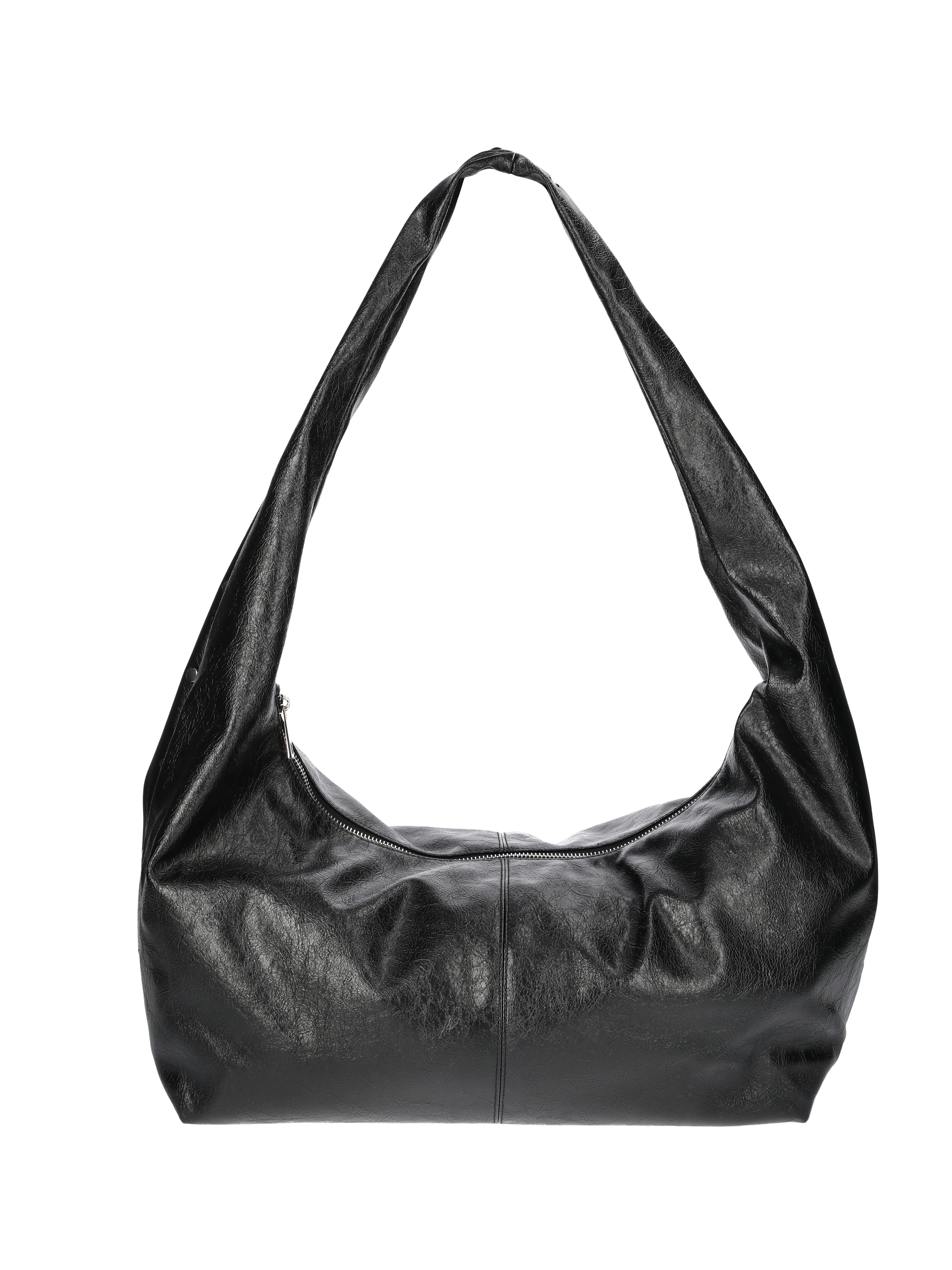 No Boundaries Women's Stud Hobo Bag, Black