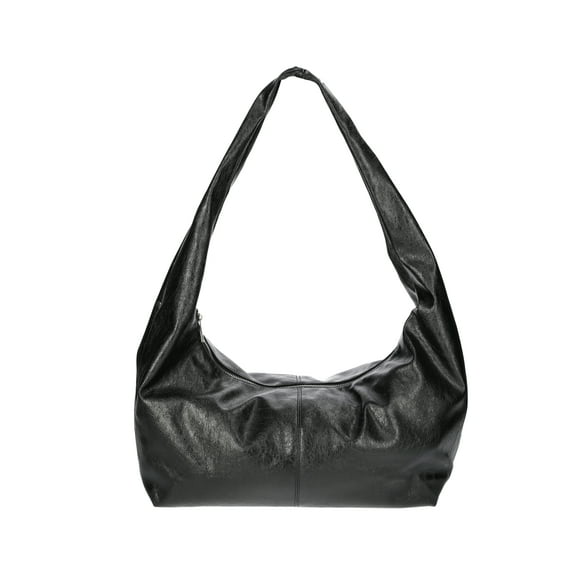 No Boundaries Women's Stud Hobo Bag, Black