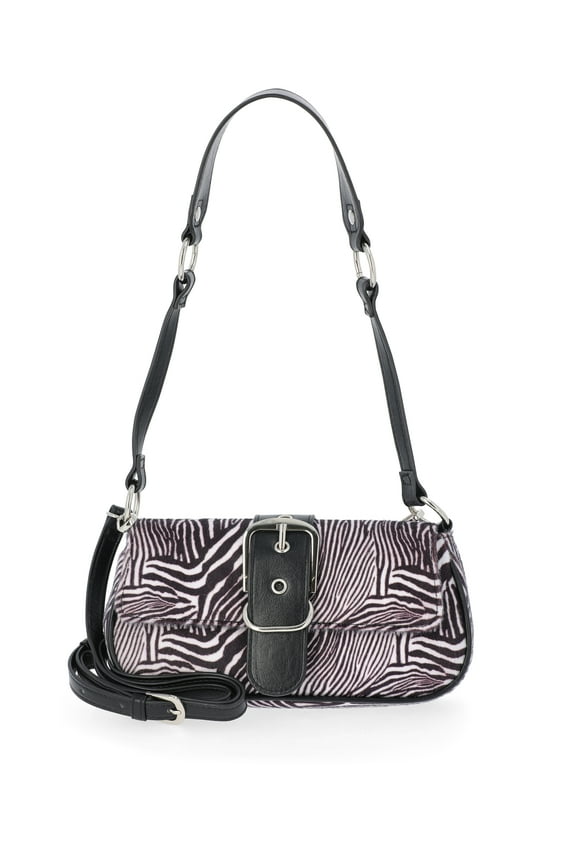 Women's Shoulder Bag, Zebra