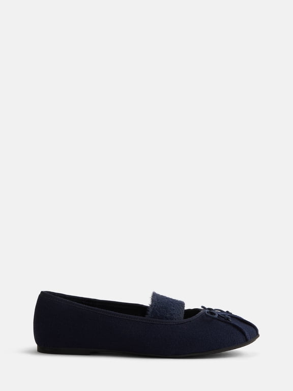 Women’s Faux Cashmere Ballet Flats