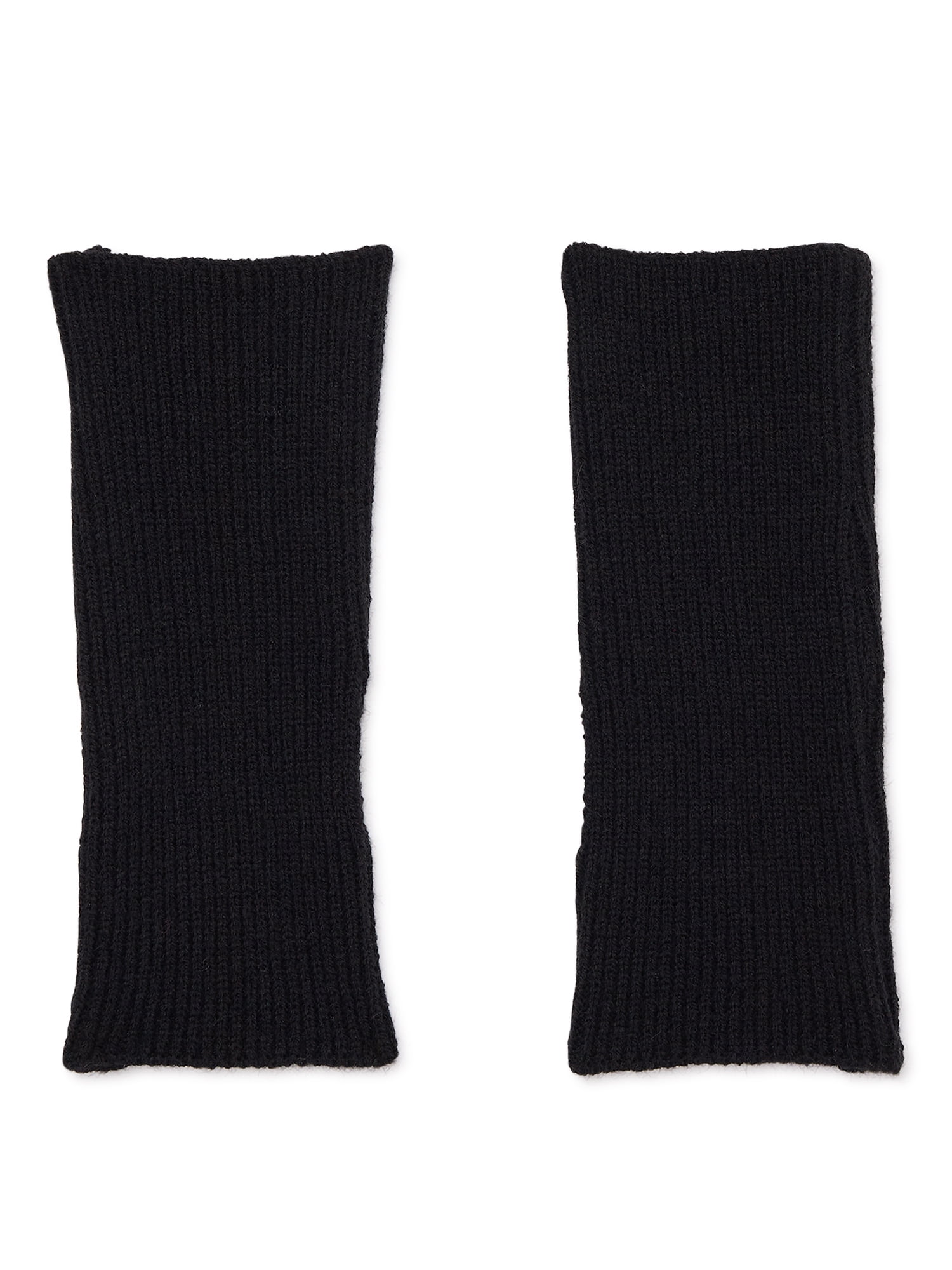 No Boundaries Women's Fingerless Gloves Black Soot