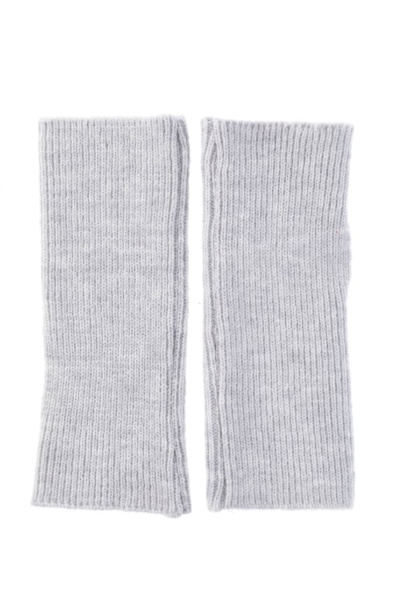 Fingerless Gloves, Women's, Light Gray Heather