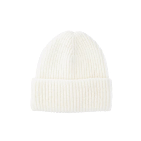 No Boundaries Ribbed Fisherman Beanie, Women's, Winter White