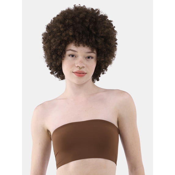 No Boundaries Women's Fit Stretch Bandeau Bra, Sizes XS-3XL
