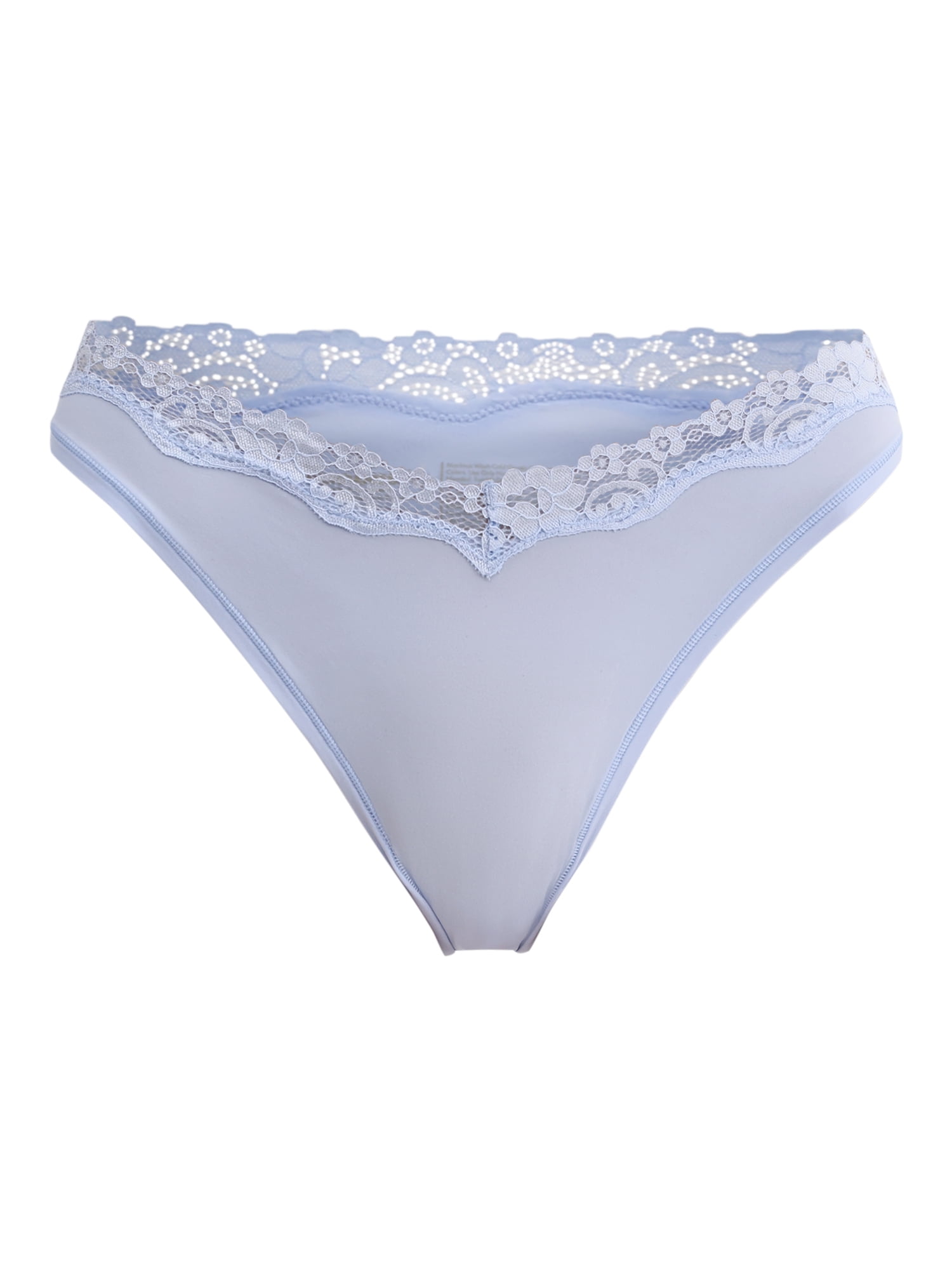 No Boundaries Women's Fit Stretch Lace Waist Cheeky Panty, Sizes XS to XXXL