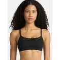 thumbnail image 1 of No Boundaries Fit Stretch Scoop Bralette with Lace, Women's XS-3XL, 1 of 3