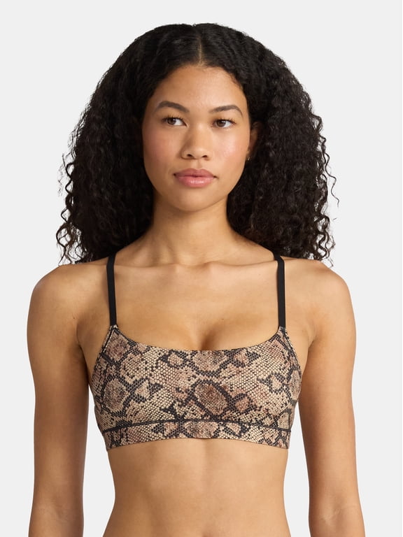 Women's Fit Stretch Scoop Racerback Bralette, Sizes XS-3XL