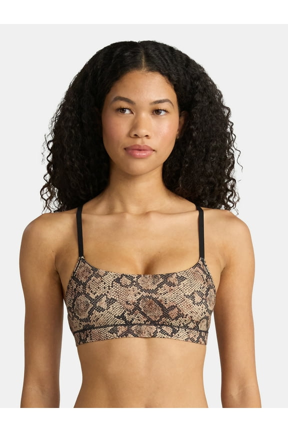 Women's Fit Stretch Scoop Racerback Bralette, Sizes XS-3XL