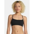 thumbnail image 1 of No Boundaries Fit Stretch Scoop Racerback Bralette, Women's XS-3XL, 1 of 3