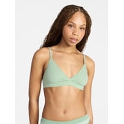 No Boundaries Fit Stretch Triangle Bralette, Women's XS-3XL