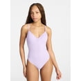 thumbnail image 1 of No Boundaries Fit Stretch Lace Wireless Bodysuit, Women's XS-XXXL, 1 of 4