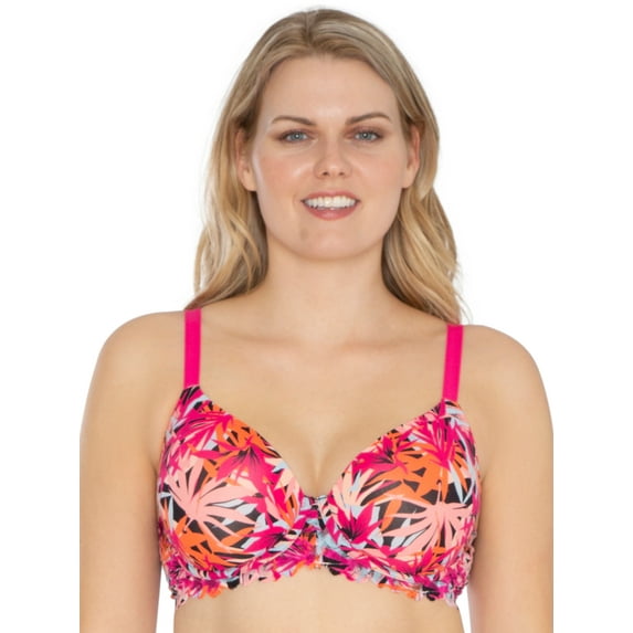 No Boundaries Women's Flex Wire T-Shirt Bra with Stretch Cup