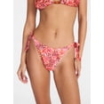 thumbnail image 1 of No Boundaries Floral Animal Sash Swim Bottoms, Women's XXS-XXL, 1 of 5