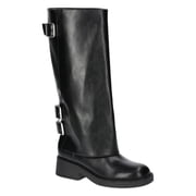 No Boundaries Women's Foldover Buckle Moto Boots