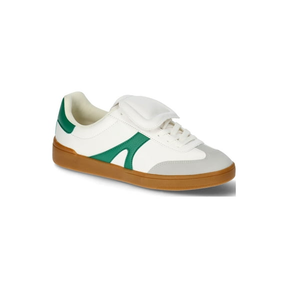 No Boundaries Women's Foldover Lace-Up Sporty Sneakers