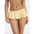 thumbnail image 1 of No Boundaries French Twist Mini Skirt Bikini Bottoms, Women's XXS-XXL, 1 of 4