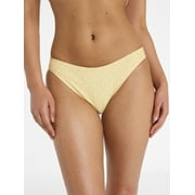 No Boundaries French Twist Ruched Bikini Bottoms, Women's XXS-XXL