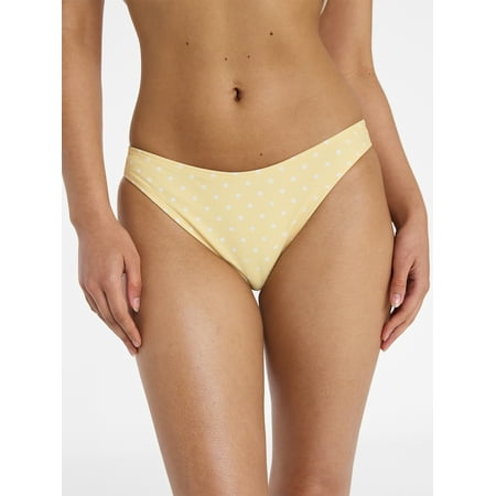 No Boundaries French Twist Ruched Bikini Bottoms, Women's XXS-XXL