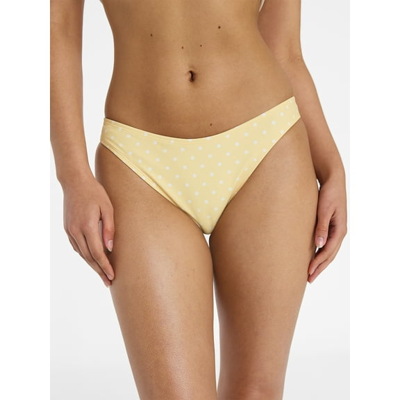 No Boundaries French Twist Ruched Bikini Bottoms, Women's XXS-XXL