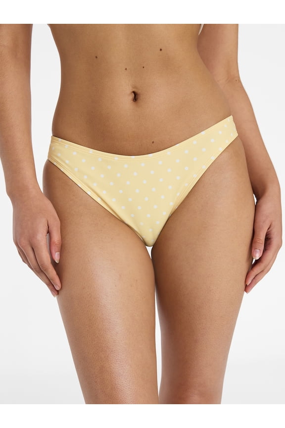 French Twist Ruched Bikini Bottoms, Women's XXS-XXL