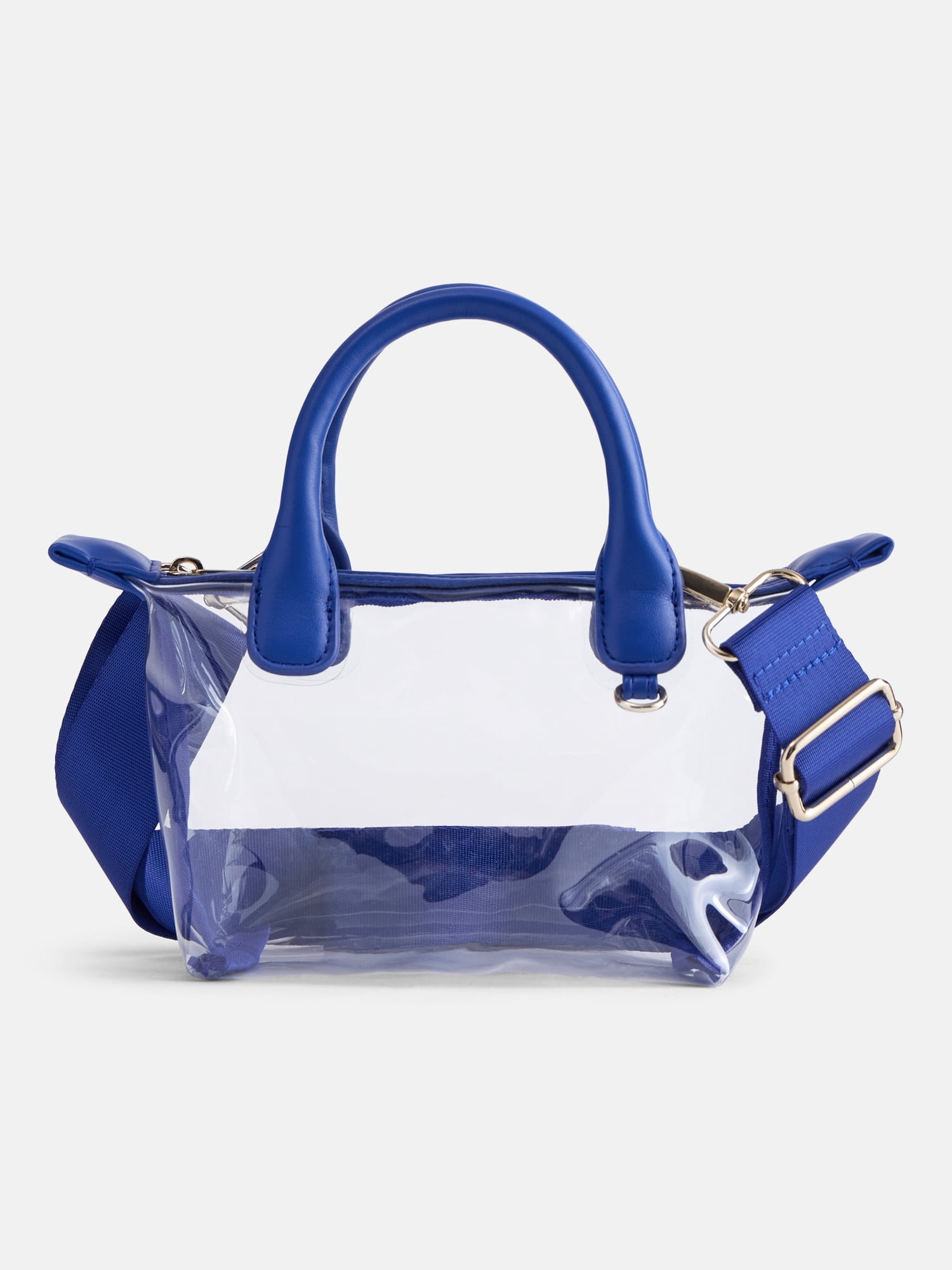 No Boundaries Women's Game Day Clear Mini Tote Bag, Cobalt