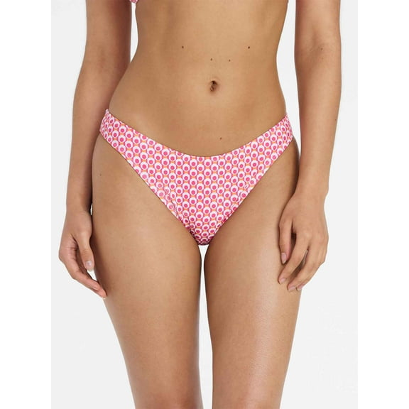 No Boundaries Geo Jam Bikini Bottoms, Women's XXS-XXL