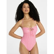 NO BOUNDARIES Keyhole One-Piece Swimsuit, Women's XXS-XXL