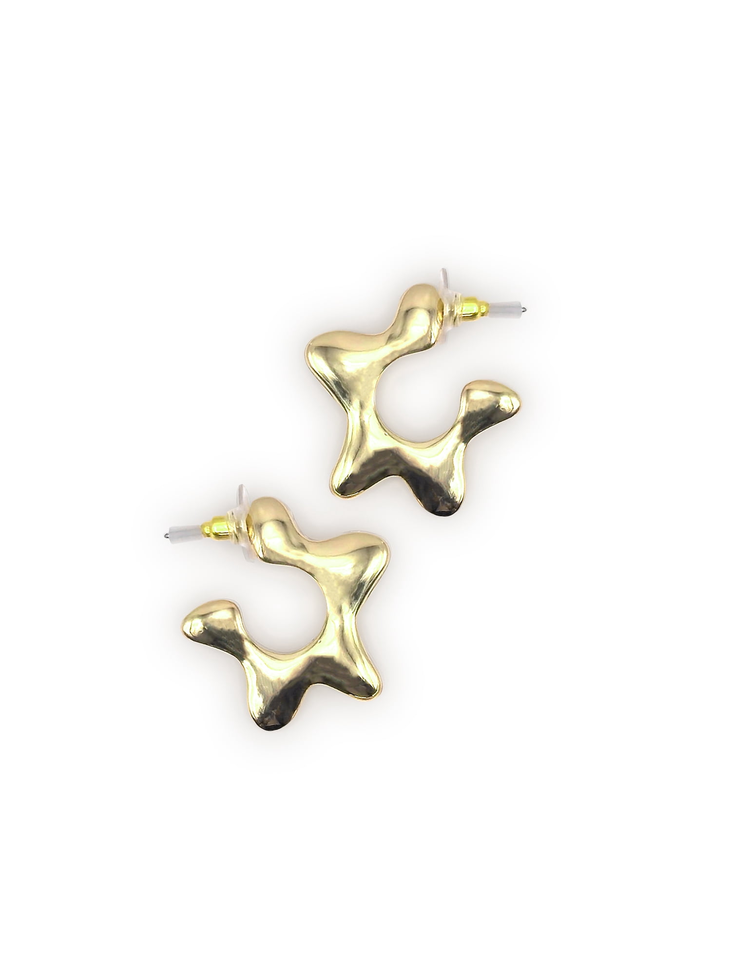 No Boundaries Women's Goldtone Star Earrings