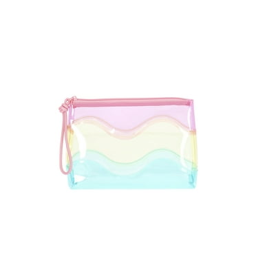 No Boundaries Women's Graphic Beach Pouch,Multicolor