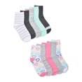 thumbnail image 1 of No Boundaries Women's Graphic Shortie Crew Socks, 10-Pack, Shoe Size 4-10, 1 of 5