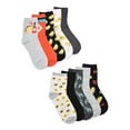 thumbnail image 1 of No Boundaries Women's Graphic Shortie Crew Socks, 10-Pack, Shoe Size 4-10, 1 of 5