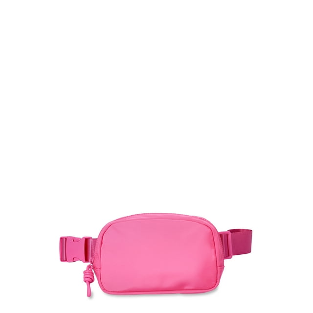 No Boundaries Women's Hands-Free Fanny Pack, Bright Flamingo - Walmart.com