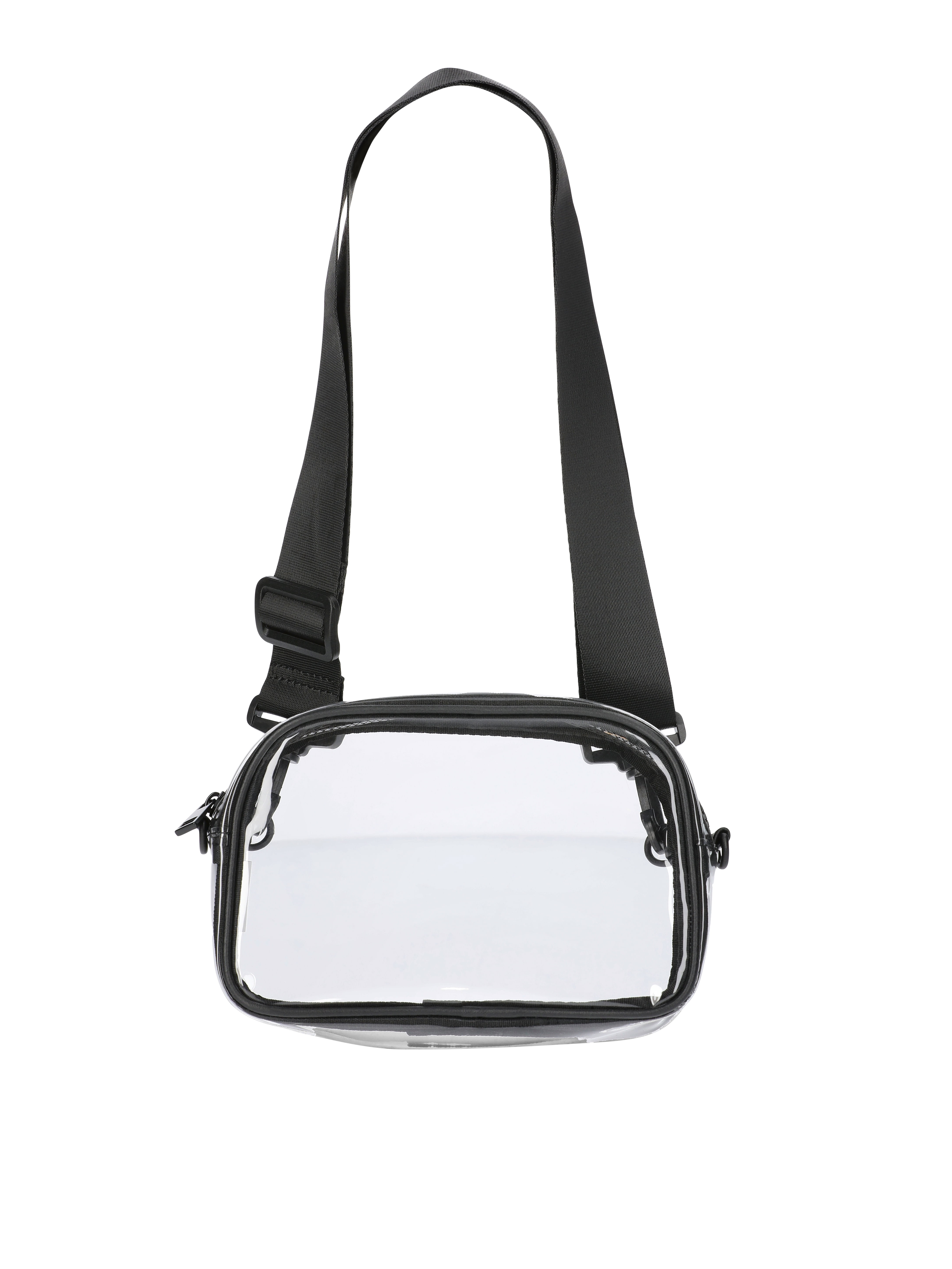 No Boundaries Women's Hands Free Belt Bag, Clear