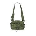 thumbnail image 1 of No Boundaries Women's Hands Free Belt Bag with Bungee Toggle, Olive, 1 of 5