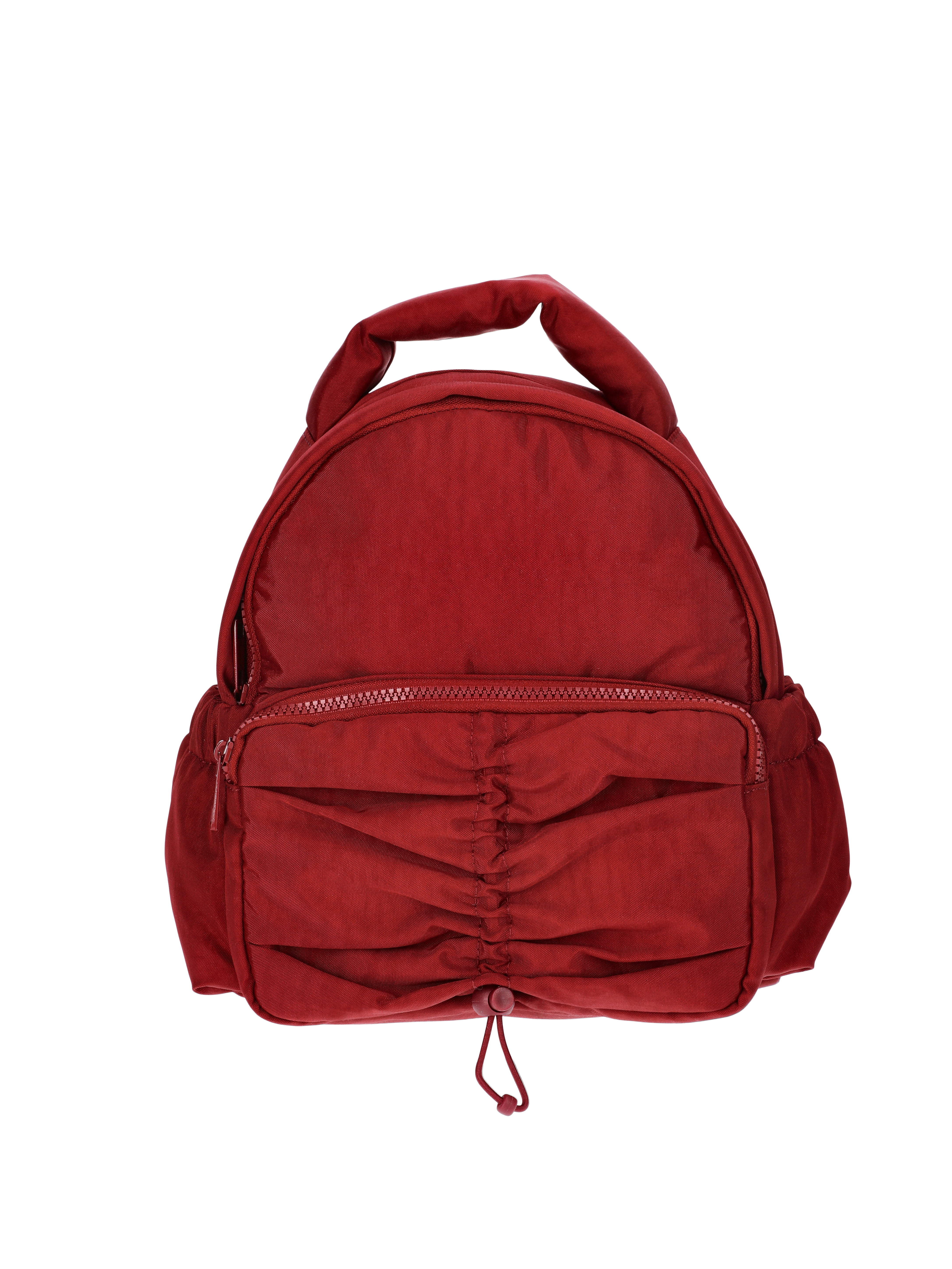 No Boundaries Women’s Hands Free Puffy Mini Backpack, Sparkling Merlot