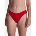 thumbnail image 1 of No Boundaries Cotton Blend Hi Cut Thong Panties, Women's XS-XXXL, 1 of 5