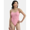 thumbnail image 1 of No Boundaries Women's Hibiscus One Piece Monokini, Sizes XXS-XL, 1 of 5