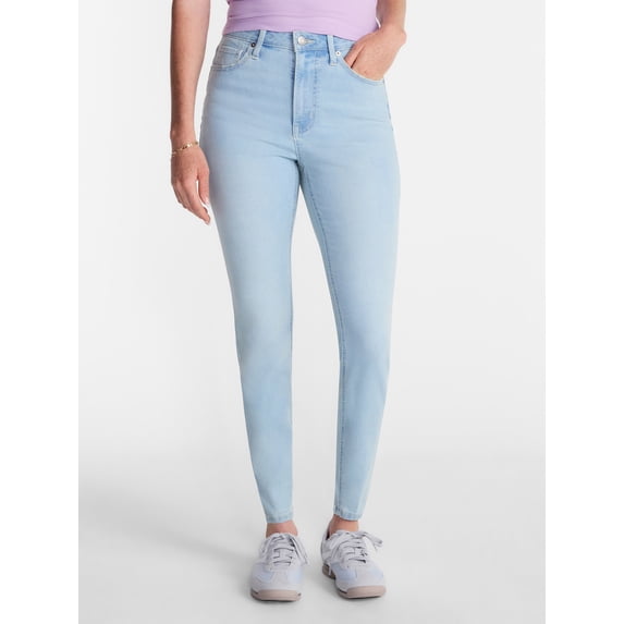 No Boundaries High Rise Skinny Jeans, 28.5", 26.5", 30.5" Inseam, Women's Sizes 00-20; 18W-24W