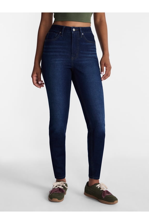 High Rise Skinny Jeans, 26.5", 28.5", 30.5" Inseam, Women's Sizes 00-20