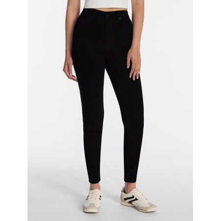No Boundaries High Rise Skinny Jeans, 26.5", 28.5", 30.5" Inseam, Women's and Women's Plus Sizes 00-24W