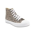 thumbnail image 1 of No Boundaries Women's High Top Canvas Sneakers, 1 of 6