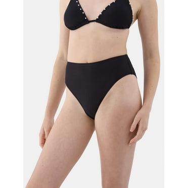 No Boundaries Women's and Women's Plus High Waisted Bikini Bottoms, Sizes XXS-XXL