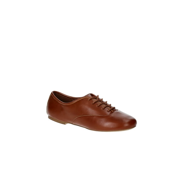 No Boundaries Faux Leather Casual Oxford Shoes, Women's