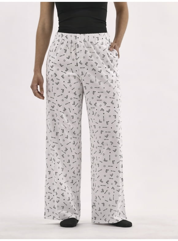 No Boundaries Jersey Sleep Pants, 30” Inseam, Women’s